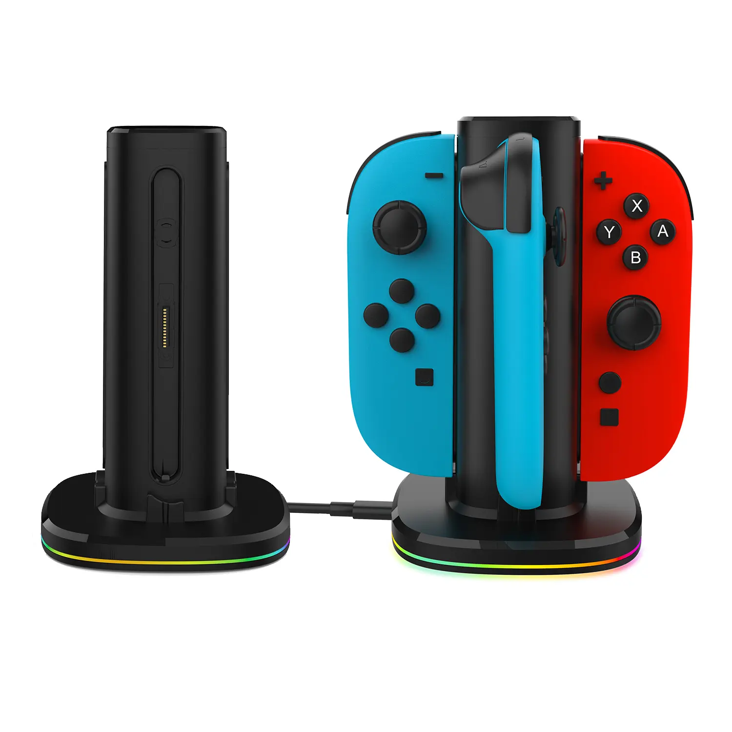 Wireless Magnetic Charger for NS2 4-in-1 Magnetic Charging Station for Switch 2 Joy con Accessories Switch2 Fast Charging Stand
