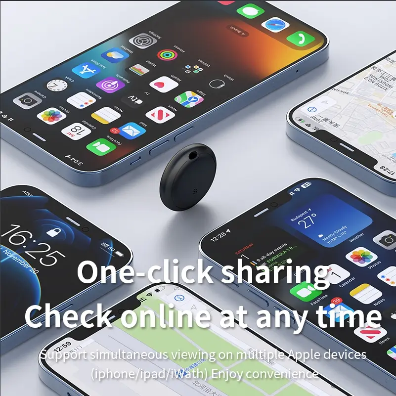 1Pcs Smart Trackers For Apple Find My App Anti Lost Device Bluetooth Mini Locator For Cars Pet GPS Finder Electronic Charging