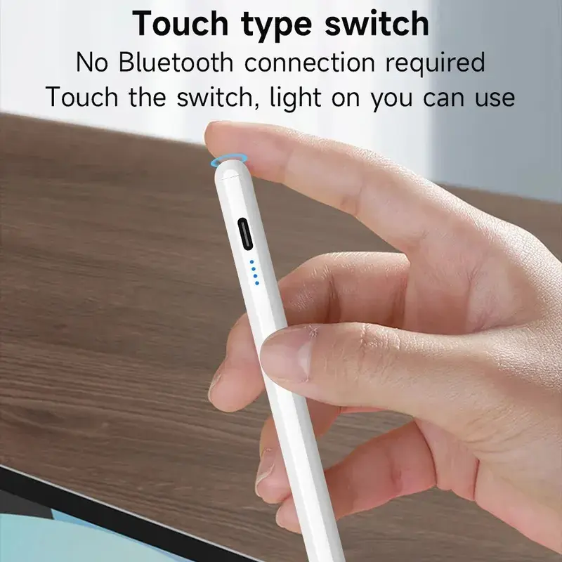 For Apple Pencil 2 1 with palm rejection tilt sensitivity stylus pen for 2018-2025 iPad 6/7/8/9/10, mini 5/6,Air3/4/5, pro 11/12
