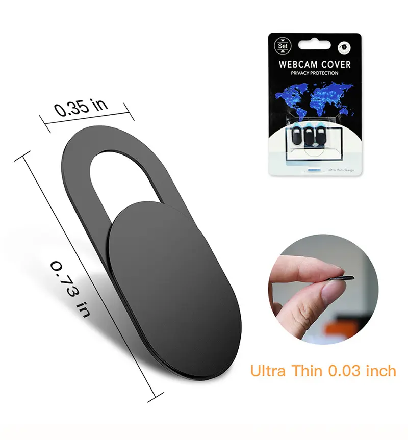 Webcam Cover Shutter Slider ABS Camera Cover for iPad Tablet Webcam Laptop PC Camera Mobile Phone Lenses Privacy Cam Sticker