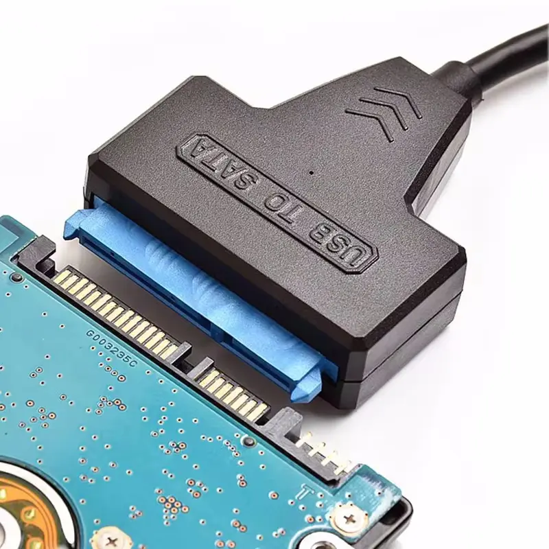 SATA 3 to USB 3.0 adapter cable 6Gbps high speed data Sata to usb adapter with power port support 2.5/3.5inch SSD HDD hard drive