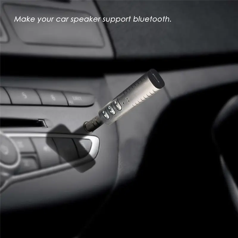 Mini Wireless Bluetooth 5.2 Receiver, 3.5mm AXU Car Bluetooth Transmitter Adapter, Suitable for Car Music/Audio/Headphone Receiv