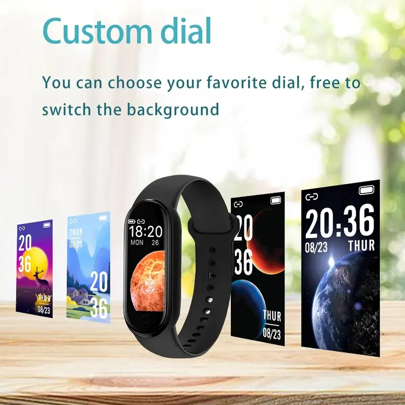 M7 Smart Watch Men Women Fitness Tracker Watch Heart Rate Blood Pressure Monitor Smartwatch Sports Waterproof Watches Smart Band