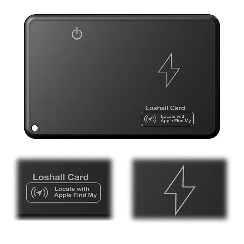 New Wireless Charging Tracking Location Wallet Tracker Card Waterproof GPS Locator Work with Apple Find My App Bluetooth Tracker