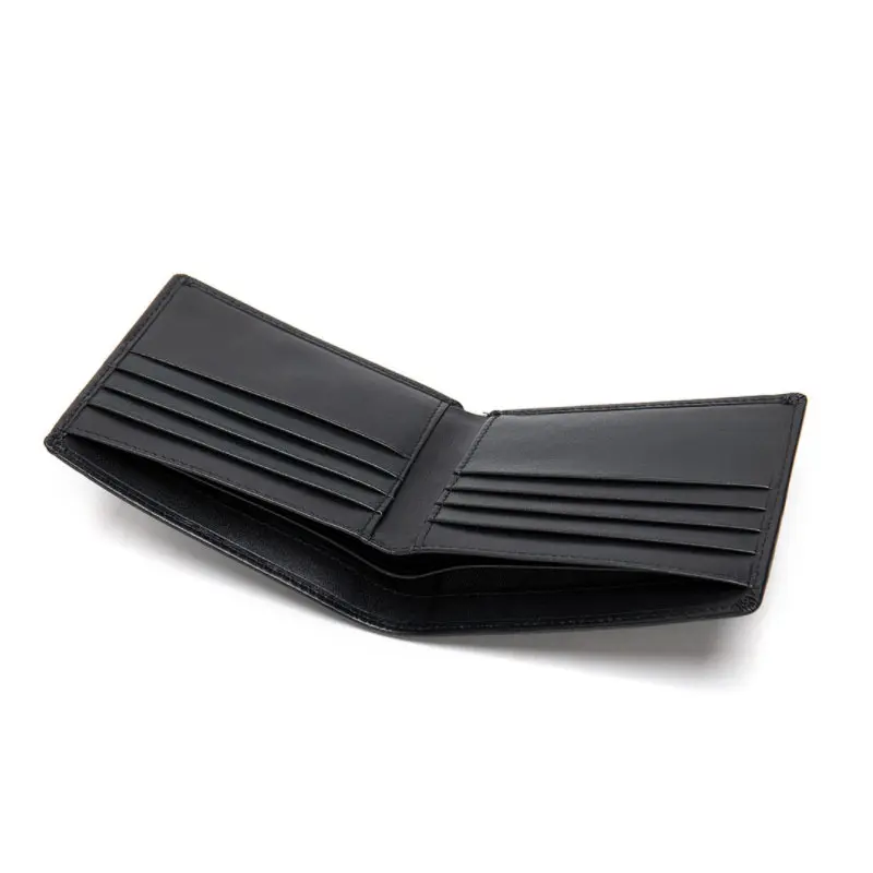 Soft Genuine Leather Wallet Men's Cow Leather Wallets Man Small card holder Wallets Balck Short Purse for Male