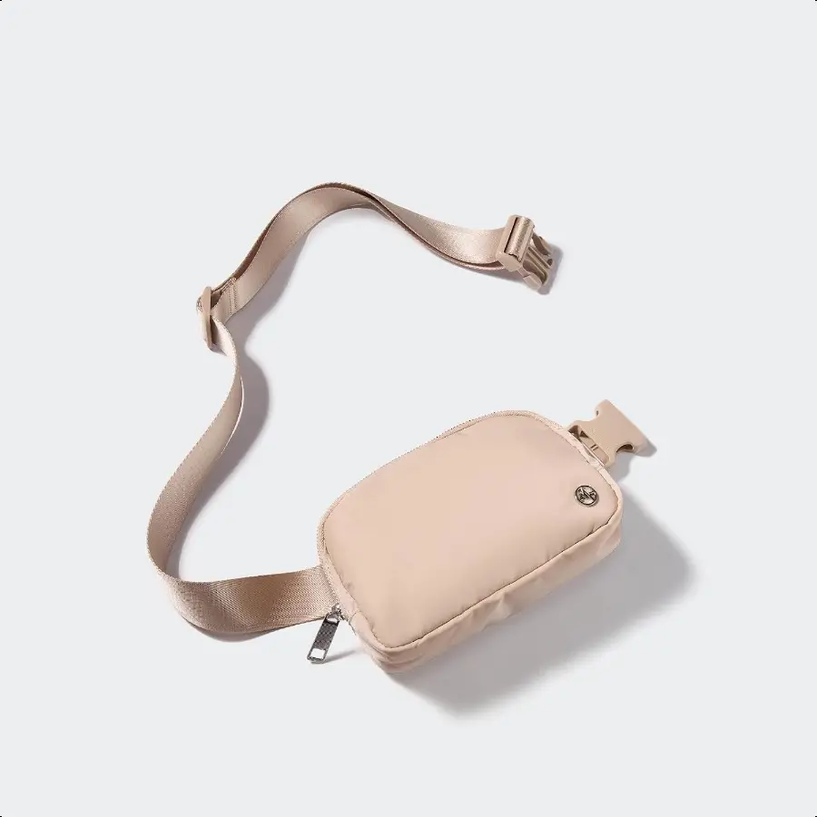 Everywhere Belt Bag for Women Fashion Waist Packs Crossbody Bags Everywhere Belt Bag with Adjustable Strap Raw Linen .