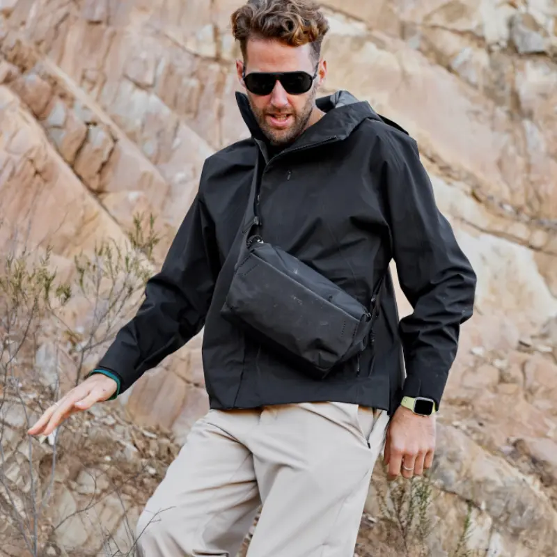 Venture Sling Mini6L Spring Explorer Men's Cycling Chest Bag Waist Bag Casual Messenger Bag Functional Bag