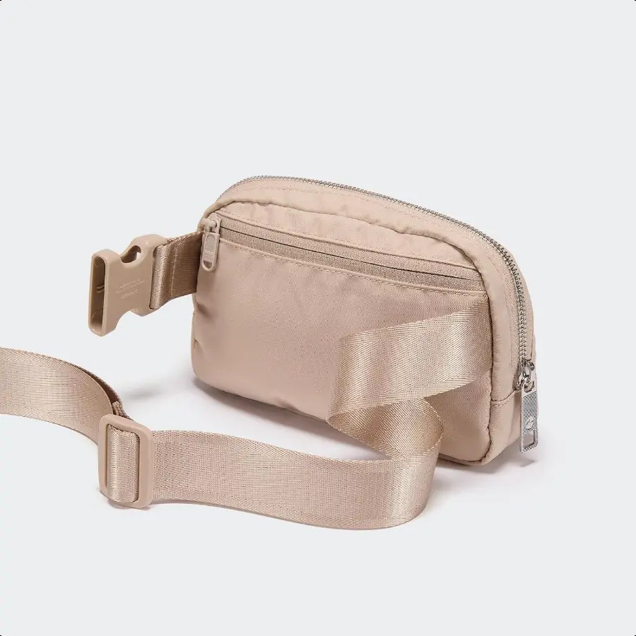 Everywhere Belt Bag for Women Fashion Waist Packs Crossbody Bags Everywhere Belt Bag with Adjustable Strap Raw Linen .