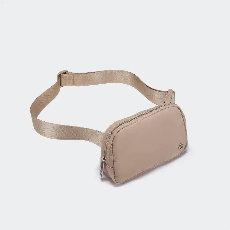 Everywhere Belt Bag for Women Fashion Waist Packs Crossbody Bags Everywhere Belt Bag with Adjustable Strap Raw Linen .