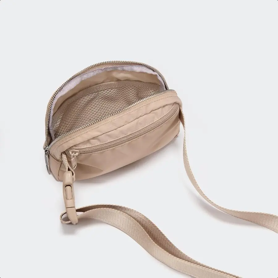 Everywhere Belt Bag for Women Fashion Waist Packs Crossbody Bags Everywhere Belt Bag with Adjustable Strap Raw Linen .