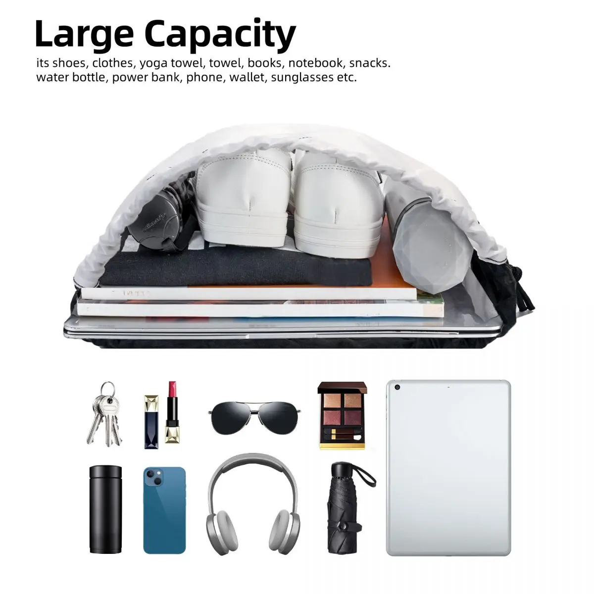 S-Slipknots Merch Backpacks Fashion Portable Drawstring Bundle Pocket Sports Bag Book Bags For Man Woman School