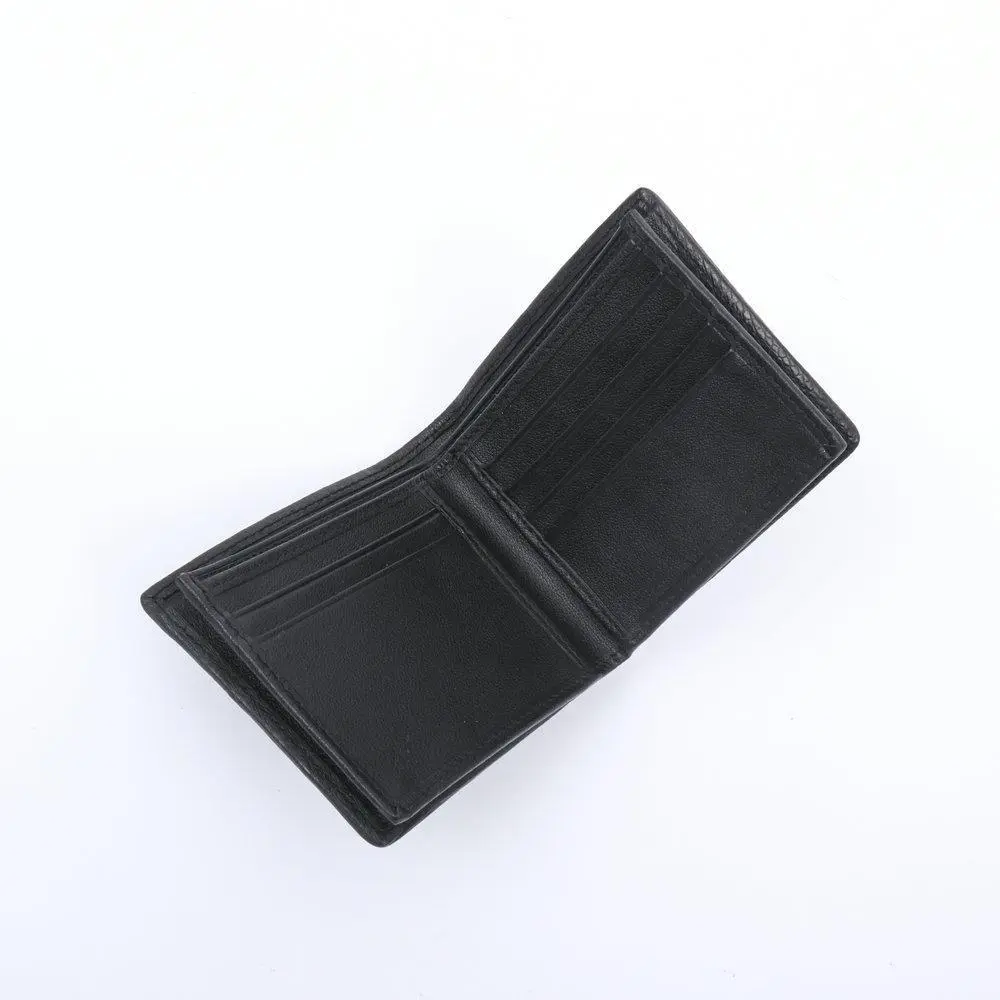 New Fashion Business Men's Ostrich Leather Wallets Genuine Leather Short Organizer Wallet Boy Brand Luxury Card Holder Purse