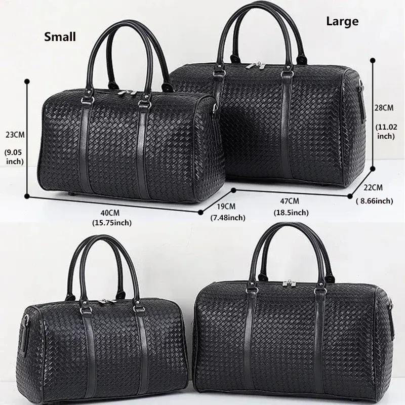 MARKROYAL Large Capacity PU Leather Travel Bag Waterproof Tote Luggage Multifunctional Duffle Bags Shoulder For Men Dropshipping