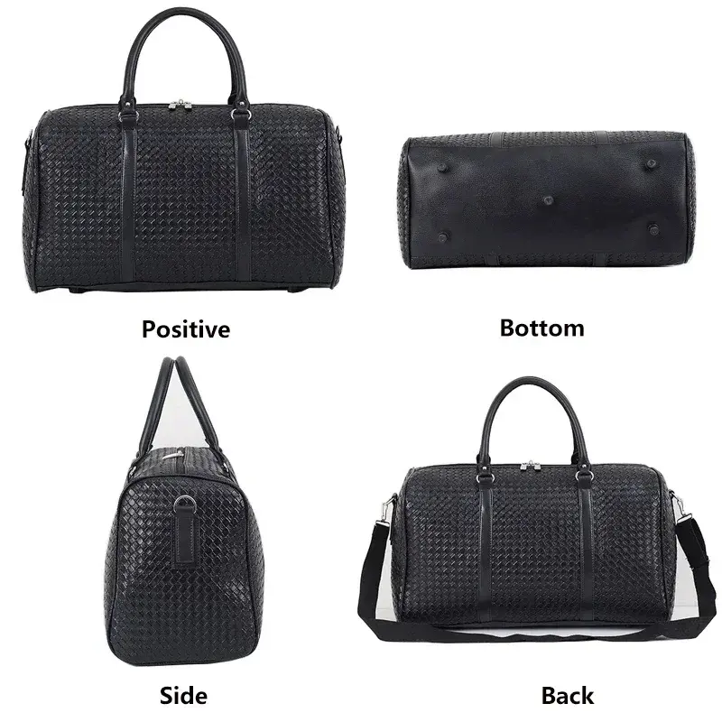 MARKROYAL Large Capacity PU Leather Travel Bag Waterproof Tote Luggage Multifunctional Duffle Bags Shoulder For Men Dropshipping