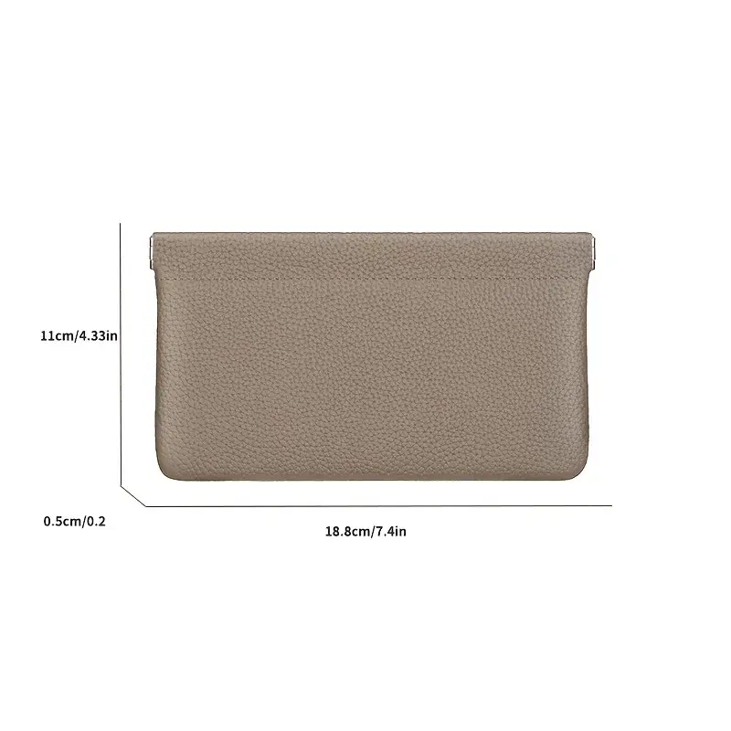 Real Cowhide, Long Wallet, Passport, Driver's License, Document Holder, Data Cable, Cosmetic Bag, Storage wallets for women