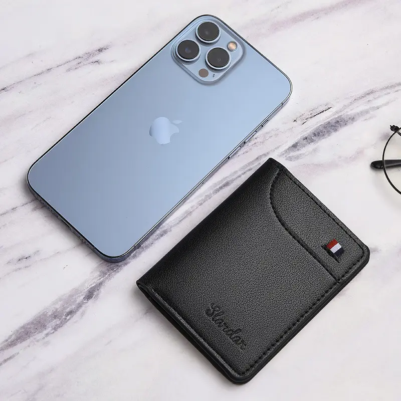 1Pc New Super Slim Soft Wallet PU Leather Mini Credit Card Wallet Purse Card Holders Men Wallet Thin Small Short Skin Wallets