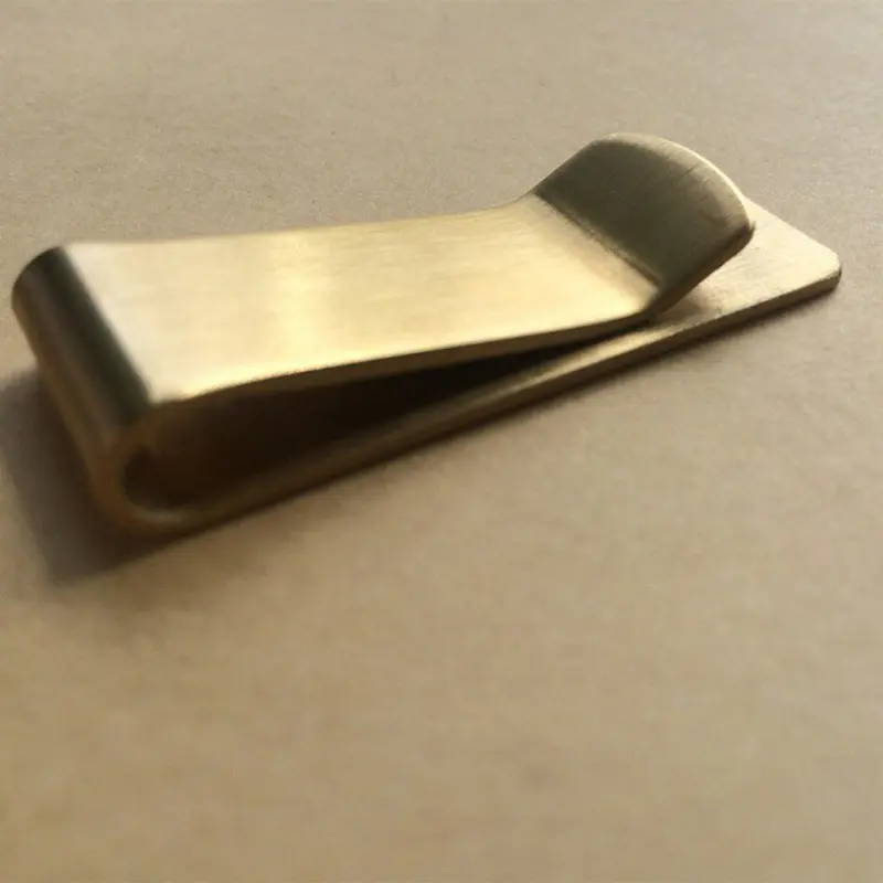 Stainless Steel Slim Pocket Men Design Money Clip Wallet Cash ID Credit Card Business Dollar Holder Metal Bill Clamp