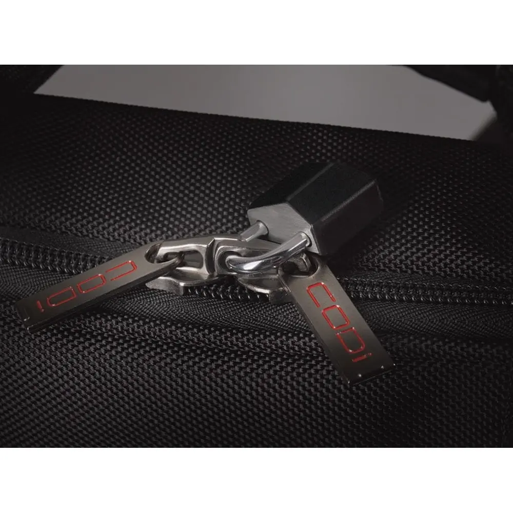 Executive Briefcase with Unbreakable Zipper USB Charging Port Padded Compartments Adjustable Shoulder Straps Trolley Strap