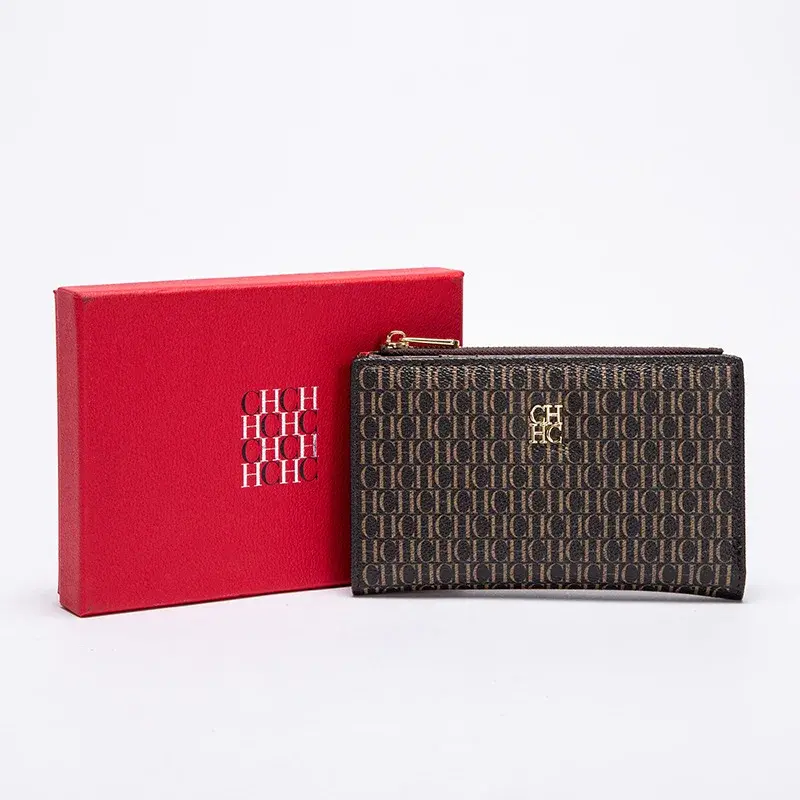 Original Design Women's Cartoon Long Wallet Classic  PVC Material Fashion Simple Light Luxury All-match Carolina Herrera