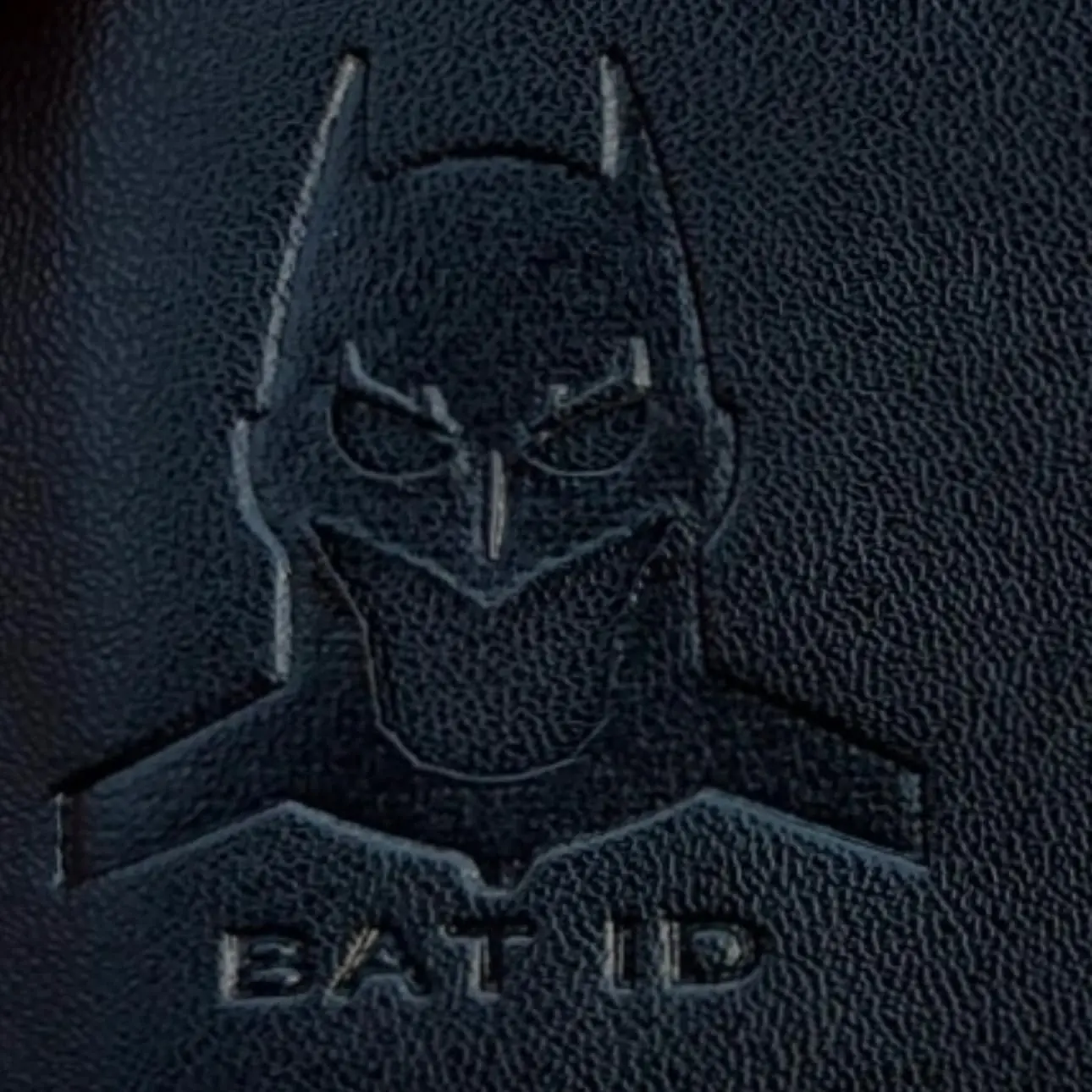 Bat ID Wallet Slim Leather Card Holder Case Wallet With Super Hero Mask Gift For Dad Son Boyfriend Husband Anniversary Birthday