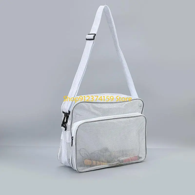 G5AE Engineer Bag Transparent PVC Shoulder Bags Large Capacity for Semiconductor Cleanrooms