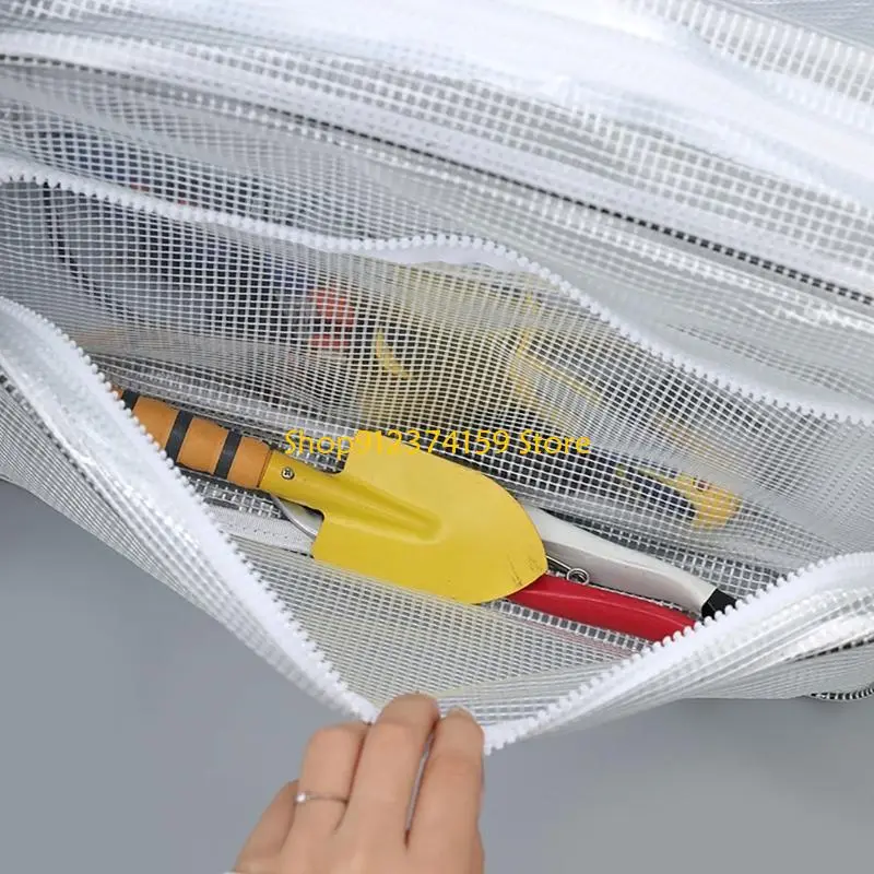 G5AE Engineer Bag Transparent PVC Shoulder Bags Large Capacity for Semiconductor Cleanrooms