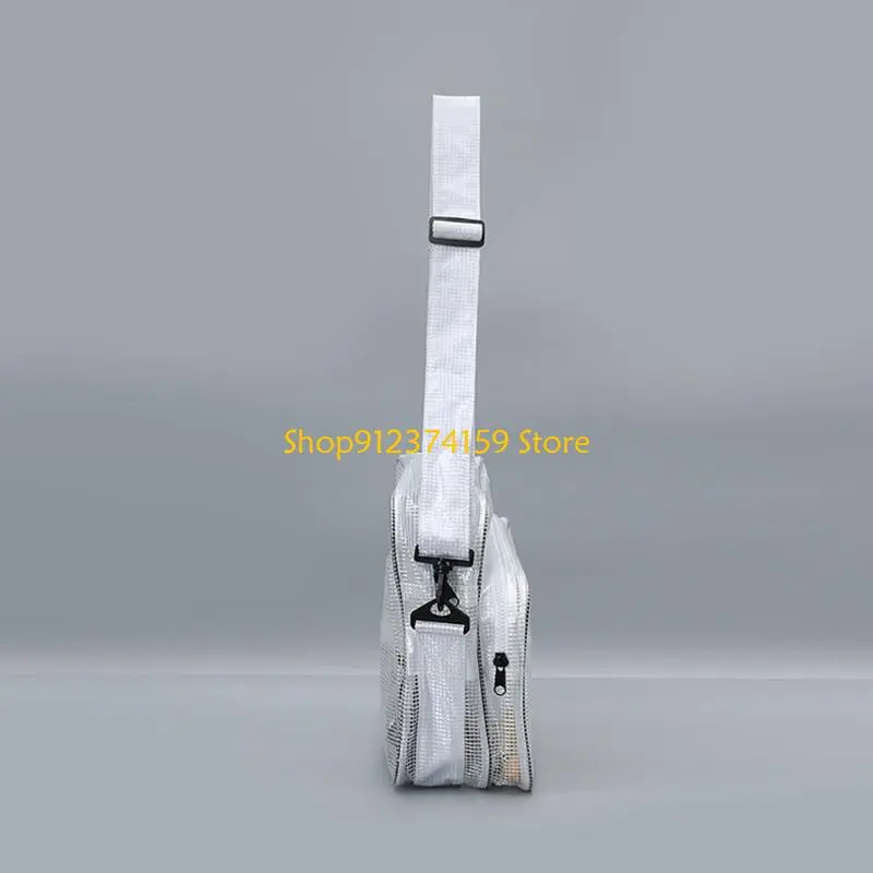 G5AE Engineer Bag Transparent PVC Shoulder Bags Large Capacity for Semiconductor Cleanrooms