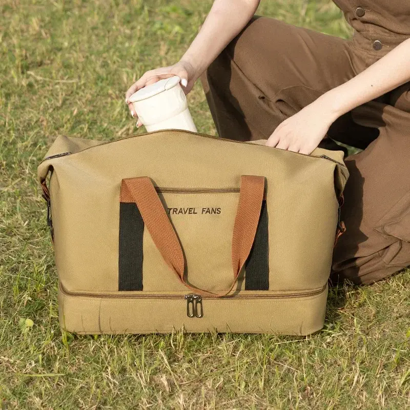 Men Carry On Travel Duffle Bag Nylon Waterproof Sports Gym Tote Bags for Women Large Capacity Storage Luggage Handbag Yoga Bag