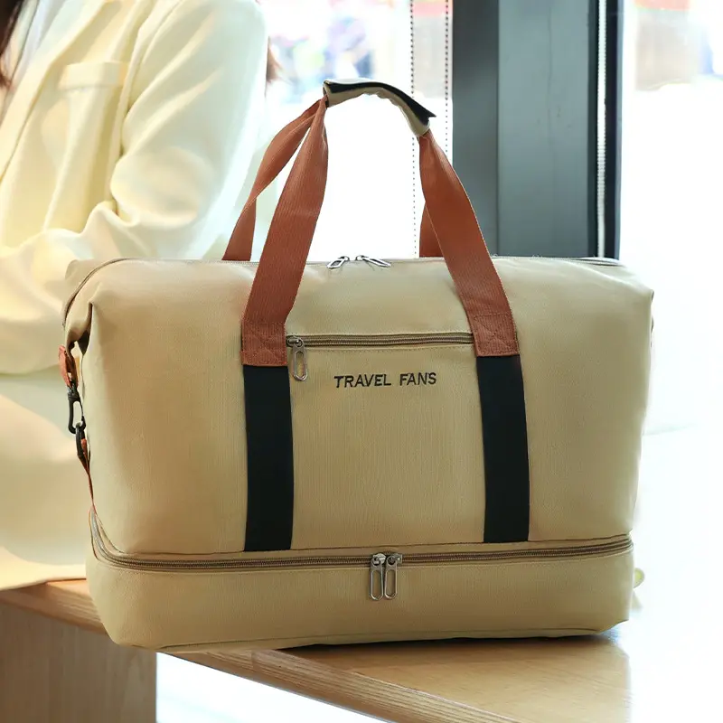 Men Carry On Travel Duffle Bag Nylon Waterproof Sports Gym Tote Bags for Women Large Capacity Storage Luggage Handbag Yoga Bag