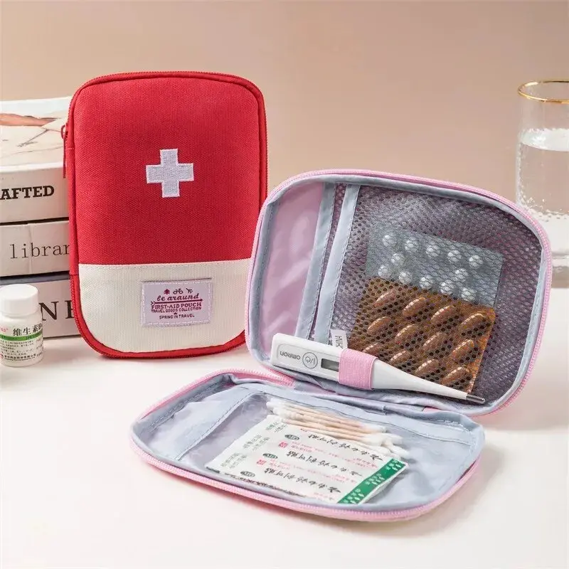 3Pcs/set Portable Multifunctional Medical Storage Bag Camping Emergency First Aid Kit Organizer Home Outdoor Travel Pill Case