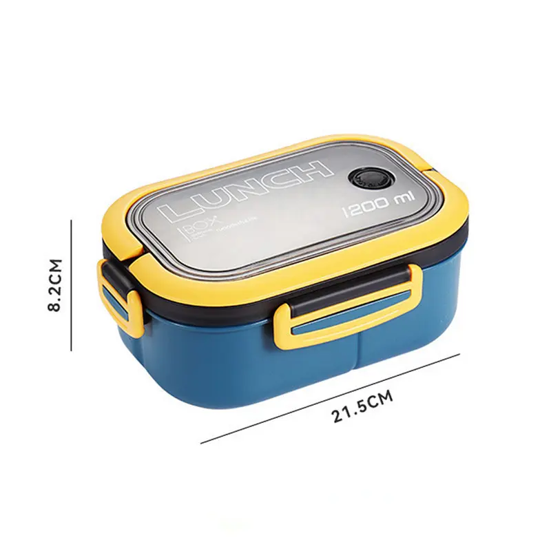 Double-layer Lunch Box Student Office Worker Bento Box Outdoor Picnic Fruit Food Container Light Salad Reducing Meal Lunch Bags