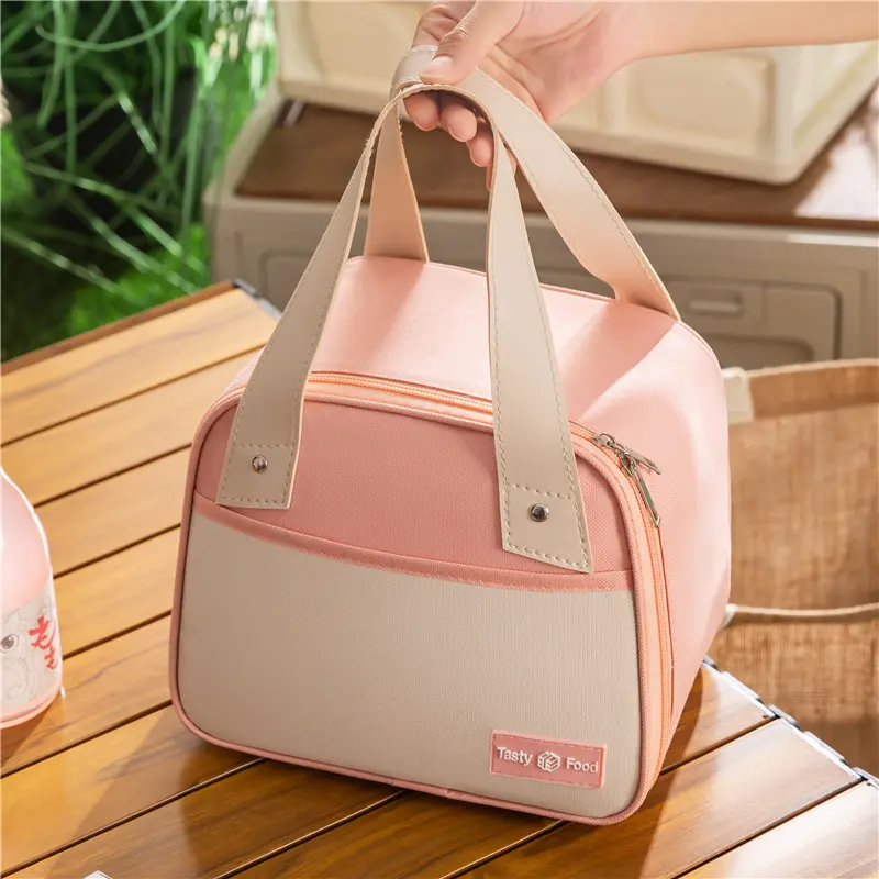Portable Thermal Bag for Lunch Bag Large Capacity Food Fresh Cooler Picnic Pouch Waterproof Office Student Insulated Dinner Bag