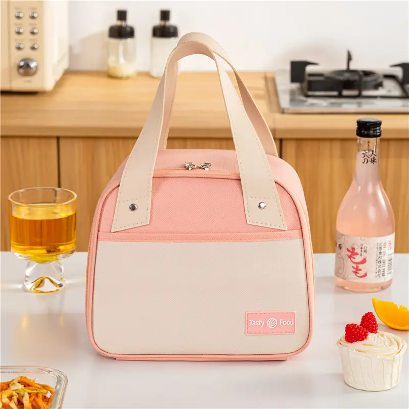 Portable Thermal Bag for Lunch Bag Large Capacity Food Fresh Cooler Picnic Pouch Waterproof Office Student Insulated Dinner Bag