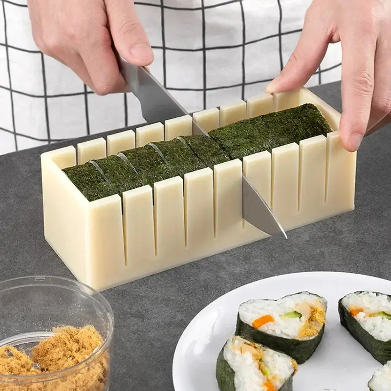 DIY Sushi Maker Rice Circular Mold Japanse Cake Lovelike Mold Multifunctionele Mould Square Making Tool Set Kitchen Accessories