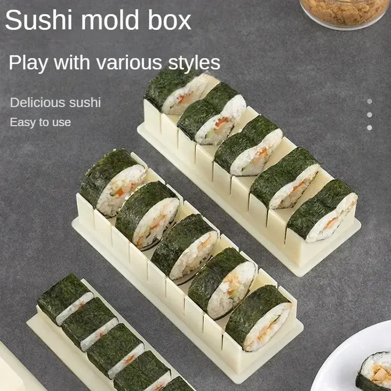 DIY Sushi Maker Rice Circular Mold Japanse Cake Lovelike Mold Multifunctionele Mould Square Making Tool Set Kitchen Accessories
