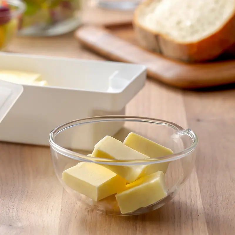 Japanese Butter Cutting Box Butter Cutter Refrigerator Crisper Cheese Container Storage Seal with Lid Butter Splitting Box