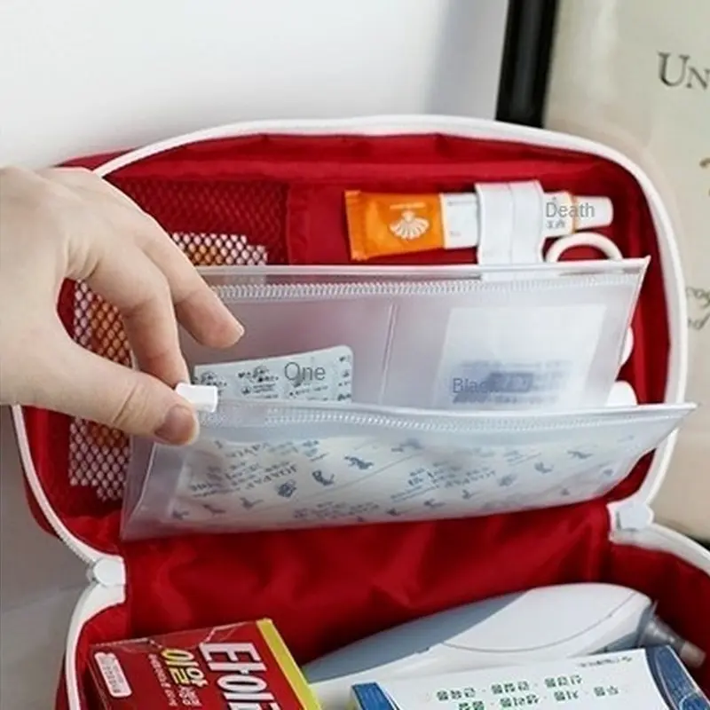 NEW First Aid Kit Emergency Medical First aid kit bag Waterproof Car kits bag Outdoor Travel Survival kit Empty bag