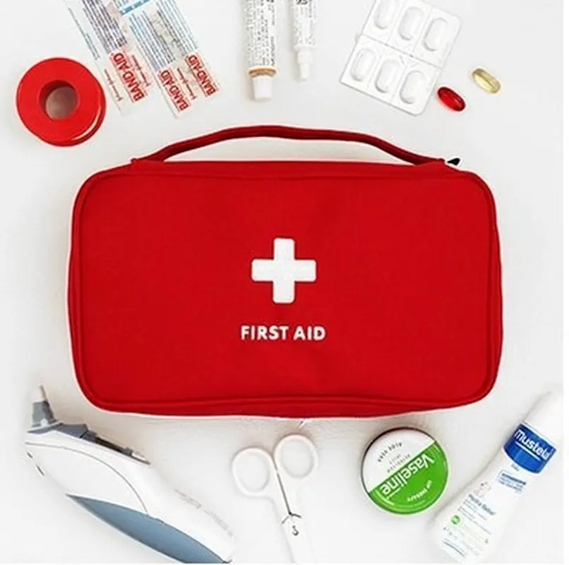 NEW First Aid Kit Emergency Medical First aid kit bag Waterproof Car kits bag Outdoor Travel Survival kit Empty bag