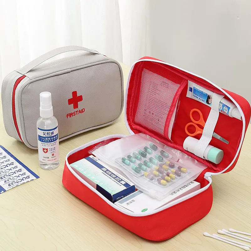 NEW First Aid Kit Emergency Medical First aid kit bag Waterproof Car kits bag Outdoor Travel Survival kit Empty bag