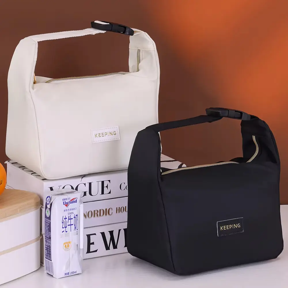 Portable Lunch Bag for Women Insulated Lunch Box Tote Waterproof Office Food Shoulder Bags Cooler Bag Thermal Bag Bento Pouch