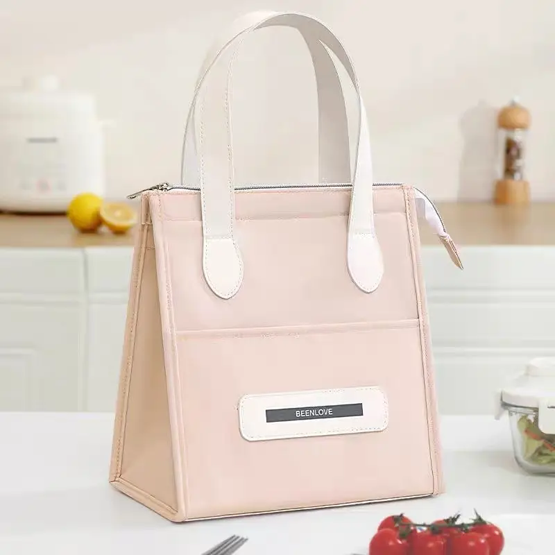 Portable Lunch Bag Insulated Refrigerated Food Safety Warm Lunch Bag Girls Warm Food Picnic Lunch Bag Ladies Lunch Bag