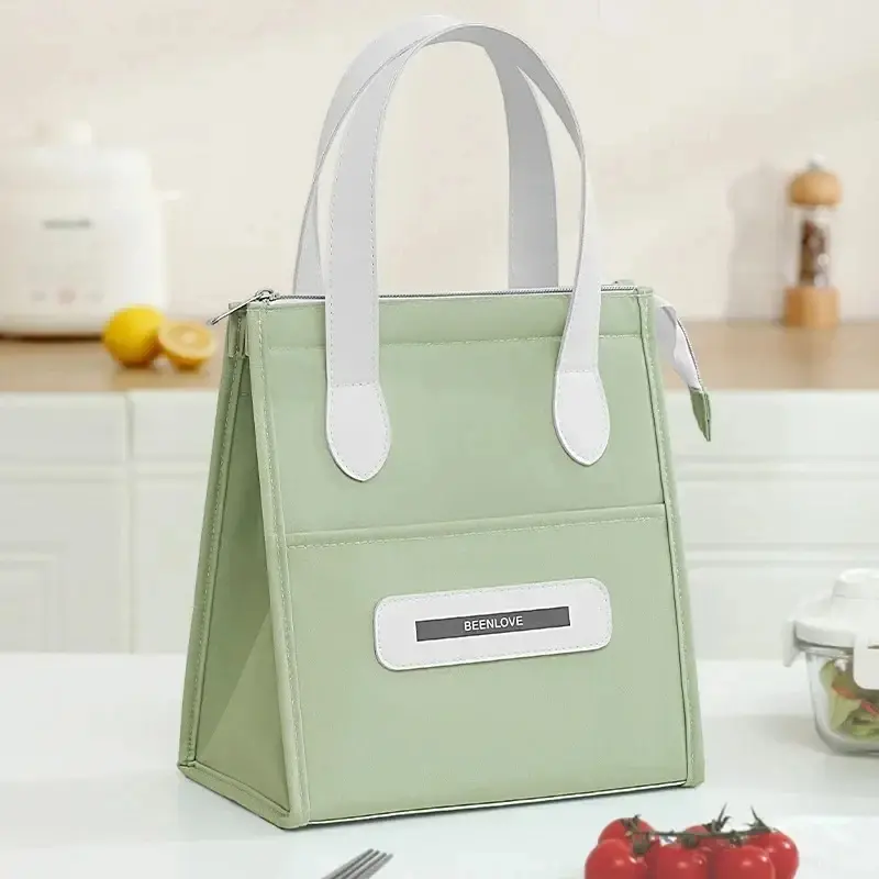 Portable Lunch Bag Insulated Refrigerated Food Safety Warm Lunch Bag Girls Warm Food Picnic Lunch Bag Ladies Lunch Bag