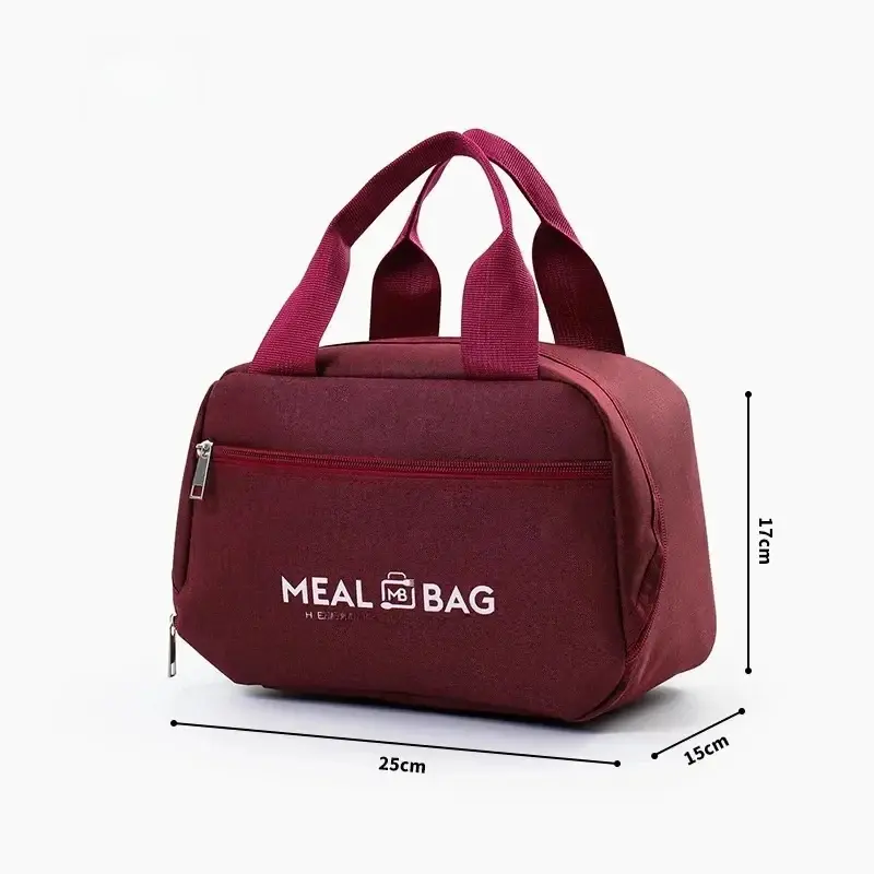 Waterproof Lunch Bags Thermal Cooler Office Meal Outdoor Camping Picnic Insulated Durable Handbag Oil-proof Carry Storage Box