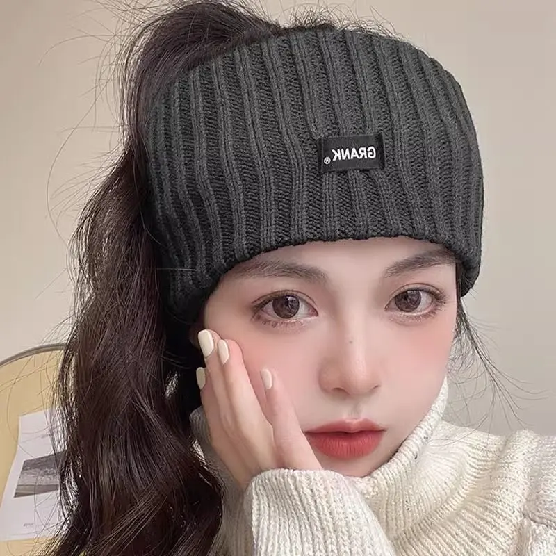 1/3pcs Winter Warm Wide Headband for Women High Quality Cotton Woolen Warm Forehead Knitting Elastic Hair Band Hair Accessories