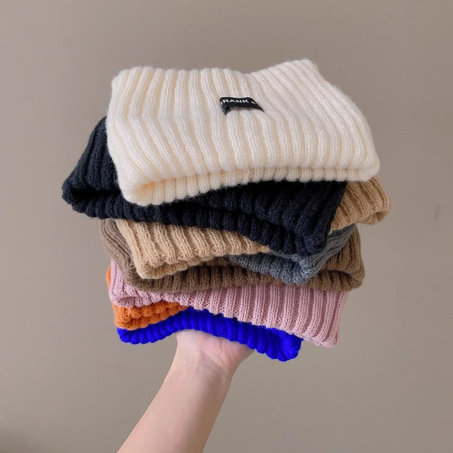 1/3pcs Winter Warm Wide Headband for Women High Quality Cotton Woolen Warm Forehead Knitting Elastic Hair Band Hair Accessories
