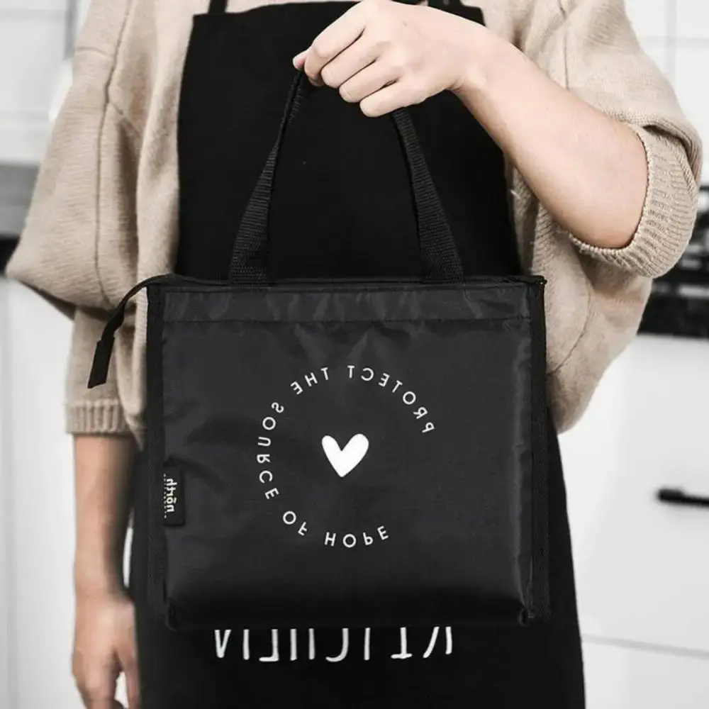 Contracted Style Insulated Lunch Bag Durable Bento Pouch Thermal Insulated Lunch Box Tote Cooler Bag Lunch Container Lonchera