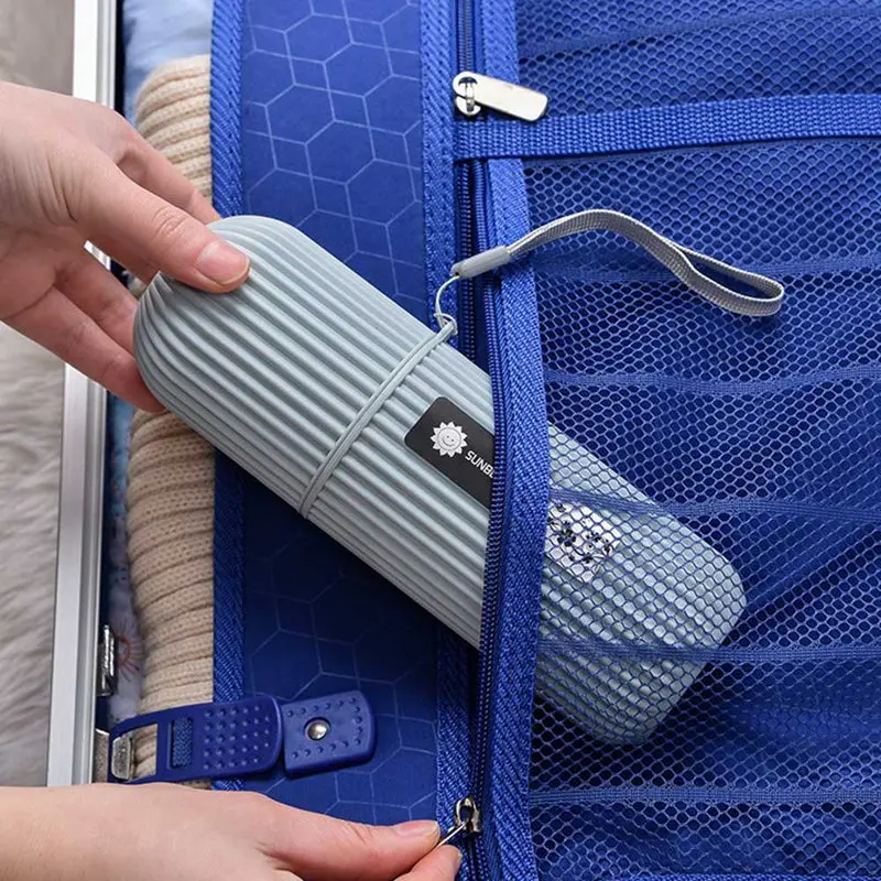 Portable Toothpaste Toothbrush Protect Holder Case Travel Camping Storage Box Household Storage Cup Travel Bathroom Accessories