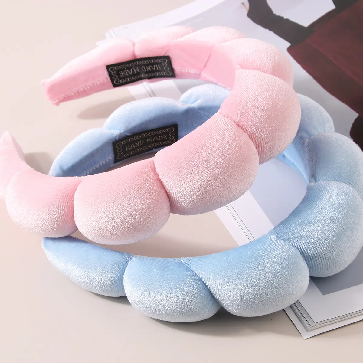 3Pcs/Set Wash Face Headbands For Women Coral Fleece Hair Bands Cuff Waterproof Bands Absorbent Wristbands Head Band Hair Parts