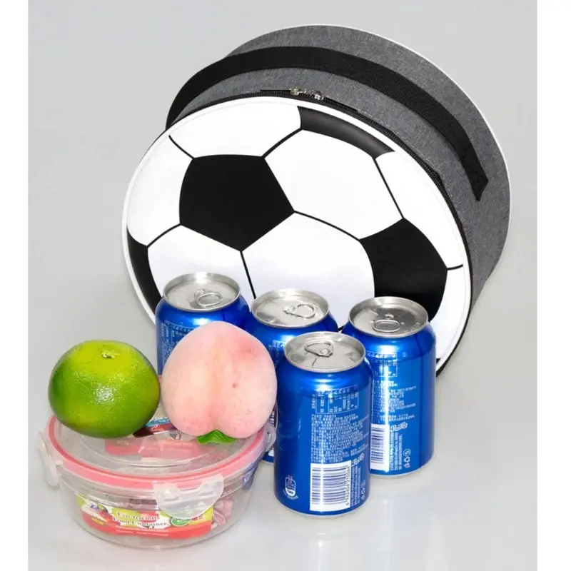 Durable Soccer Lunch Bag Insulated Tote for Football Fans Men Women Student Keeping Freshes Warm Thermal Bags for School