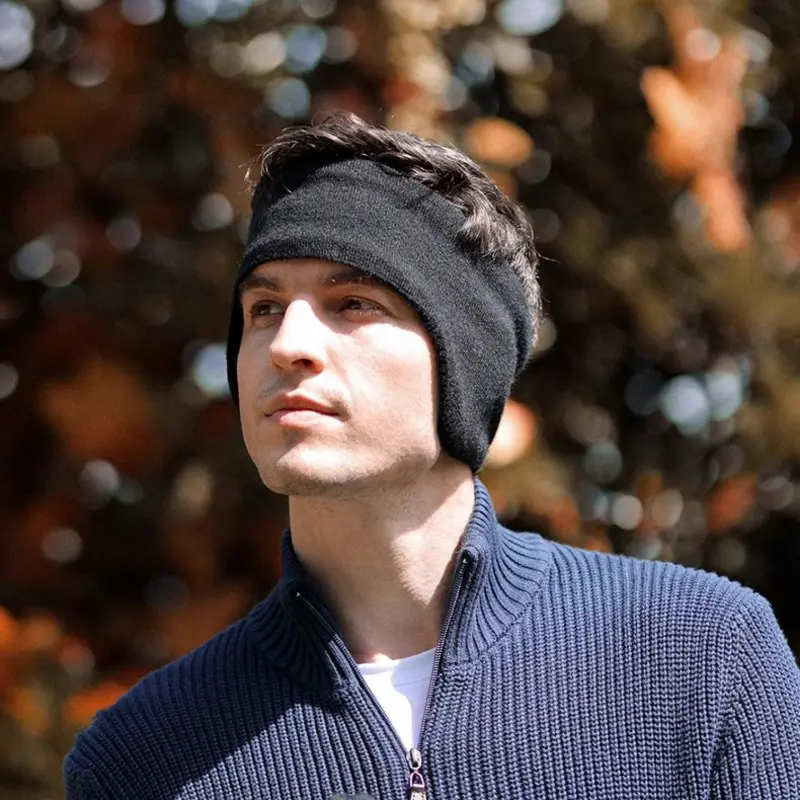Winter Men's Padded And Thickened Ear Warmers To Prevent Cold And Wind Warm Ear Muffs